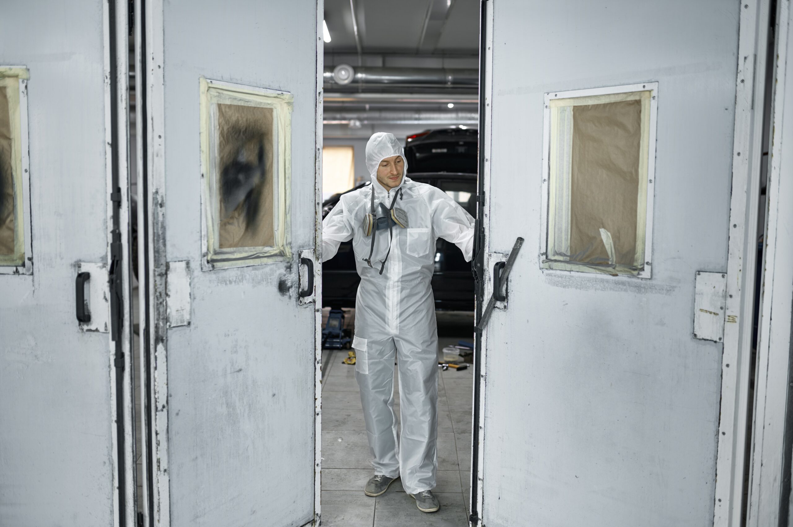 technician explaining why garage door replacement matters for your home