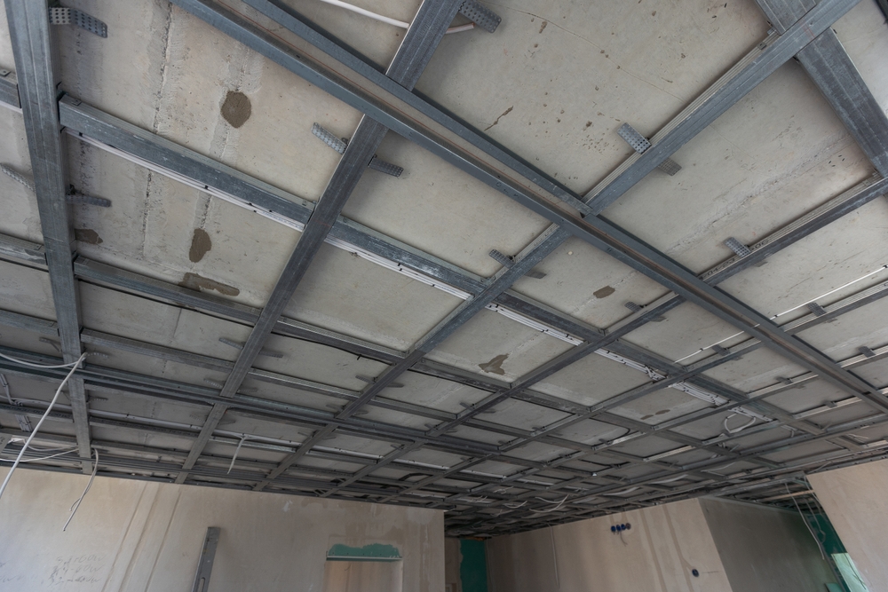 Homeowner performing garage door opener maintenance tips in a residential garage