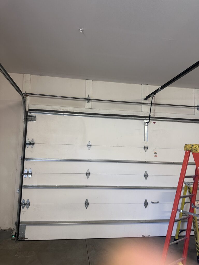 Smart AI-powered garage door opener controlling automated garage access in a modern home